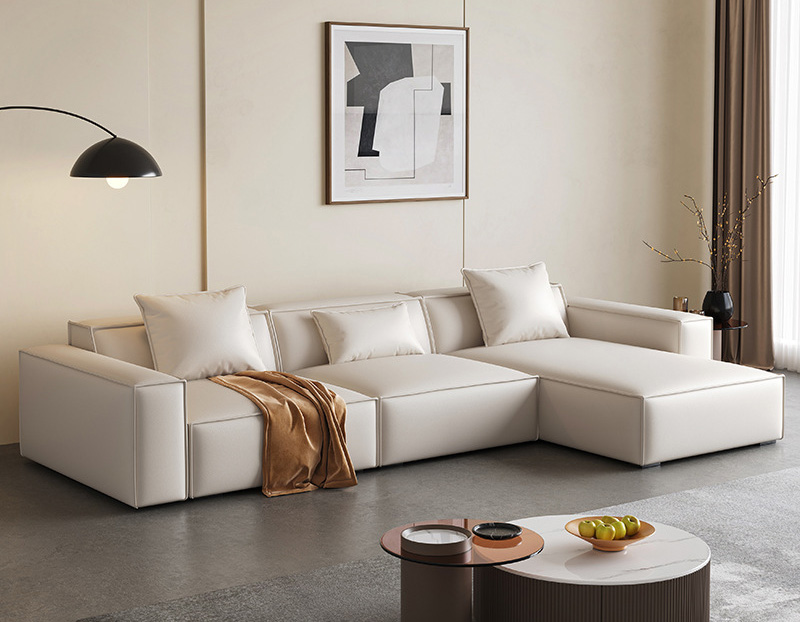 北欧家具 简约硅胶皮沙发 意式极简豆腐块沙发 北欧家具 简约硅胶皮沙发 意式极简豆腐块沙发