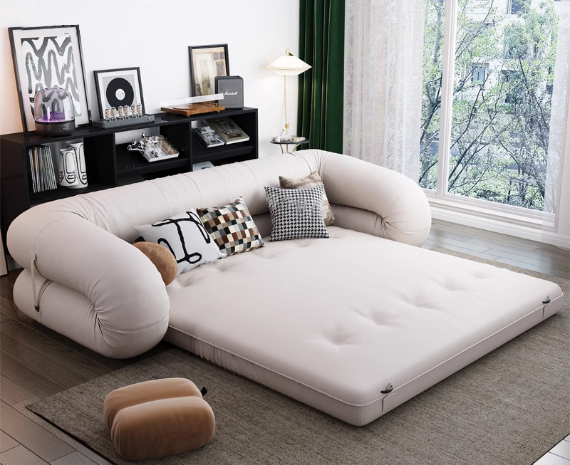 简约家具 多功能折叠双三人沙发床 羊羔绒榻榻米沙发 简约家具 多功能折叠双三人沙发床 羊羔绒榻榻米沙发